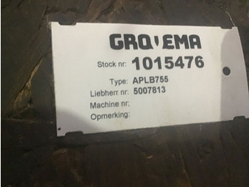 Náprava a diely LIEBHERR