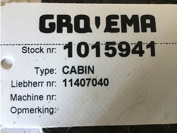 Kabína a interiér LIEBHERR