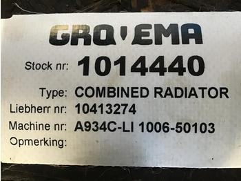 Chladič Liebherr Combined Radiator: obrázok 2 Chladič Liebherr Combined Radiator: obrázok 2