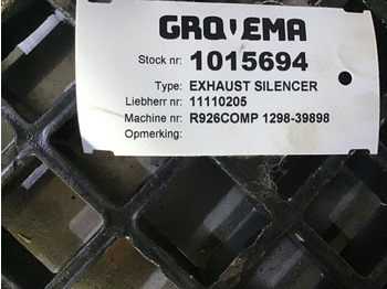 Tlumič výfuku LIEBHERR
