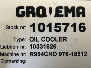 Olejový chladič LIEBHERR