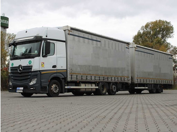 Plachtové nákladné vozidlo MERCEDES-BENZ Actros 2542