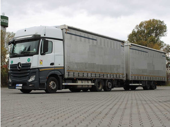 Plachtové nákladné vozidlo MERCEDES-BENZ Actros 2542