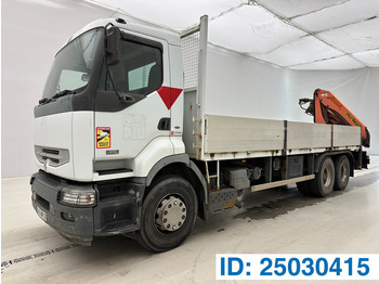 Valníkový/ Plošinový nákladný automobil RENAULT Premium 370