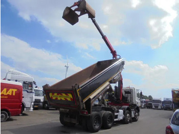 Sklápač, Auto s hydraulickou rukou DAF CF 370 8X4 + PALFINGER EPSILON: obrázok 4