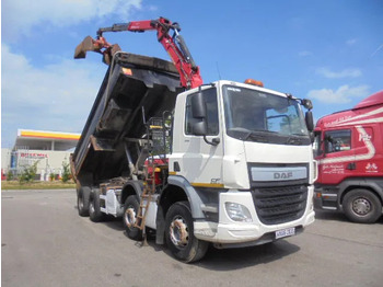 Sklápač, Auto s hydraulickou rukou DAF CF 370 8X4 + PALFINGER EPSILON: obrázok 3
