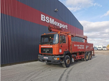 Valníkový/ Plošinový nákladný automobil MAN 25.422 6x4 full spring: obrázok 2