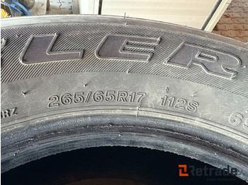 Stavebné zariadenia Dæk Bridgestone 265/65R17: obrázok 3