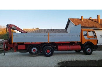 Plachtové nákladné vozidlo Mercedes-Benz 2228 6x2 stake body - crane: obrázok 3 Plachtové nákladné vozidlo Mercedes-Benz 2228 6x2 stake body - crane: obrázok 3