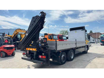 Valníkový/ Plošinový nákladný automobil, Auto s hydraulickou rukou Mercedes-Benz Actros 2541 6x2 stake body - Hiab XS 144 Hipro 17.3M: obrázok 5