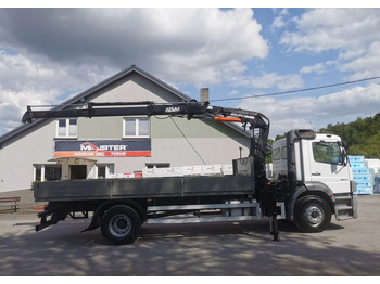 Valníkový/ Plošinový nákladný automobil, Auto s hydraulickou rukou Mercedes-Benz Atego 1823 żuraw HDS Atlas 105.2 koła 315/80R22,5: obrázok 3