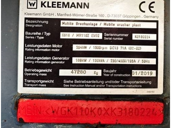 Mobilný drvič Kleemann MR 110Z Evo 2: obrázok 2 Mobilný drvič Kleemann MR 110Z Evo 2: obrázok 2