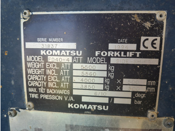 Manipulačná technika KOMATSU