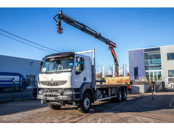 Valníkový/ Plošinový nákladný automobil RENAULT Kerax 380