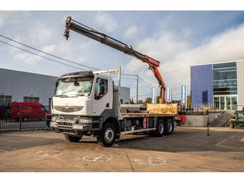 Valníkový/ Plošinový nákladný automobil RENAULT Kerax 380
