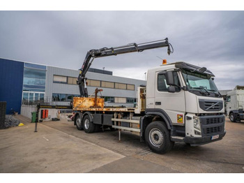 Valníkový/ Plošinový nákladný automobil, Auto s hydraulickou rukou Volvo FM 410 DXI -6X2+HIAB 24 T/m/2x: obrázok 2