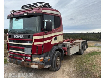 Hákový nosič kontajnerov SCANIA R124