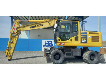 Kolesové rýpadlo KOMATSU PW180
