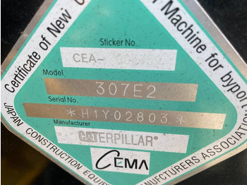 Pásové rýpadlo CAT 307E: obrázok 5