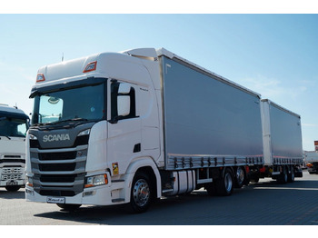 Plachtové nákladné vozidlo SCANIA R 450