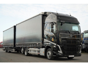 Plachtové nákladné vozidlo Volvo FH 500 / I-SAVE / XL / ZESTAW TANDEM PRZEJAZDOWY: obrázok 4