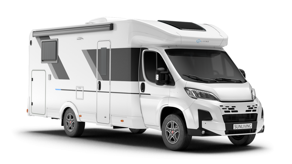 Polointegrované obytné auto