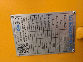 Nový Hydraulické kladivo pre Stavebné stroje AXB BKR: obrázok 4 Nový Hydraulické kladivo pre Stavebné stroje AXB BKR: obrázok 4