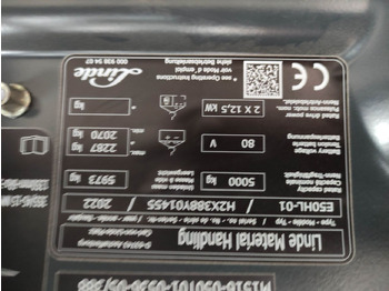 Elektrický vysokozdvižný vozík Linde E50HL-01-388: obrázok 5 Elektrický vysokozdvižný vozík Linde E50HL-01-388: obrázok 5