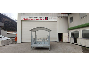 Leasing  Kerbl Viereckraufe mit Palisadenfressgitter (15921) Kerbl Viereckraufe mit Palisadenfressgitter (15921): obrázok 1