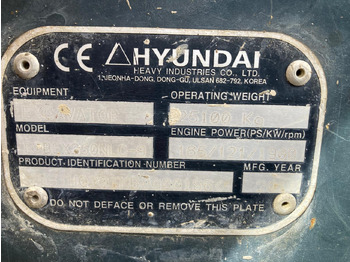 Pásové rýpadlo HYUNDAI