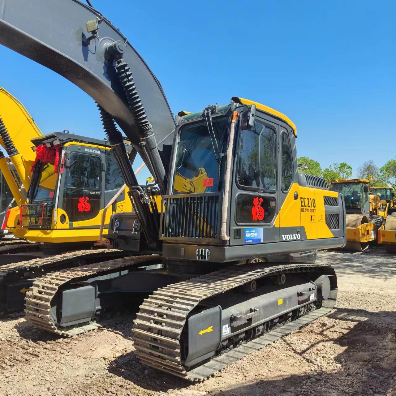 Pásové rýpadlo VOLVO EC210: obrázok 3