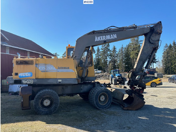 Rýpadlo 1995 Åkermann EW200 Wheel machine w/ grading bucket og tiltrotator. WATCH VIDEO.: obrázok 3