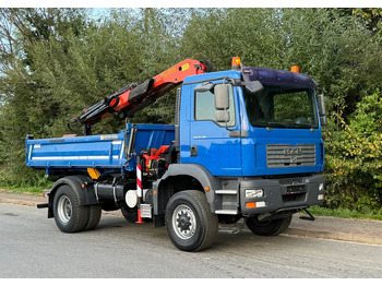 Sklápač MAN * MAN 18 280 * Kiper Wywrotka * 4x4 * HDS Palfinger  120 STAN BARDZO DOBRY * Sprowadzony: obrázok 2