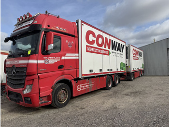 Skříňový nákladní auto MERCEDES-BENZ Actros