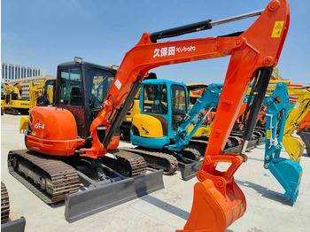 Mini rýpadlo Perfect Condition Kubota U55-4 Japan Brand Mini Excavator with Pusher for Sale   Kubota U25 35 55  5tons: obrázok 4