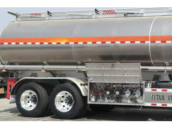 Nový Cisternový náves na prepravu palivo TITAN Aluminum Tanker Trailer for Sale in Malawi: obrázok 4