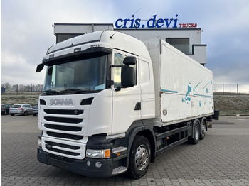 Skříňový nákladní auto SCANIA R 450