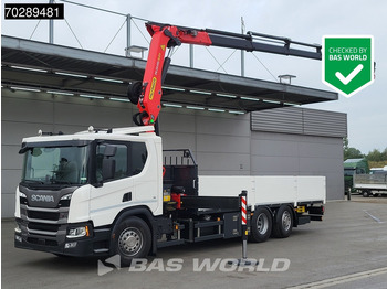 Valníkový/ Plošinový nákladný automobil SCANIA P 410