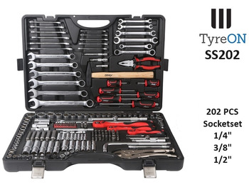 Vybavenie garáže/ Dielne SS202 Professional Socket Set 202-piece 1/8 - 1/4 - 1/2 Inch - Chrome Vanadium: obrázok 2 Vybavenie garáže/ Dielne SS202 Professional Socket Set 202-piece 1/8 - 1/4 - 1/2 Inch - Chrome Vanadium: obrázok 2