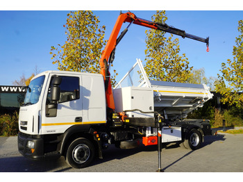 Auto s hydraulickou rukou IVECO Eurocargo 120E18 Crane Palfinger / 3-way tipper / sleeper cab: obrázok 2