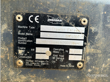 Pásové rýpadlo DOOSAN DX140LC-5