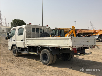 Valníkový/ Plošinový nákladný automobil 2010 Mitsubishi Canter 4x2 Crew Cab Flatbed Truck: obrázok 4