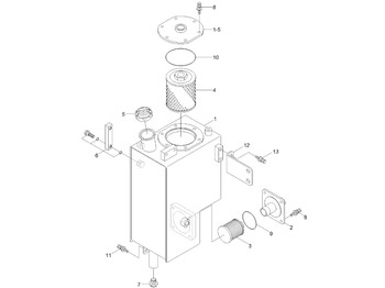 Hydraulická nádrž CASE