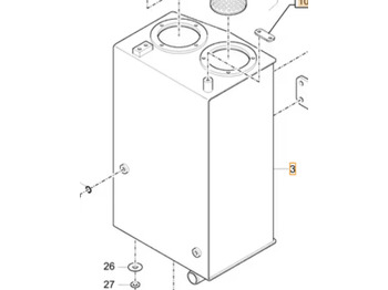 Hydraulická nádrž CASE