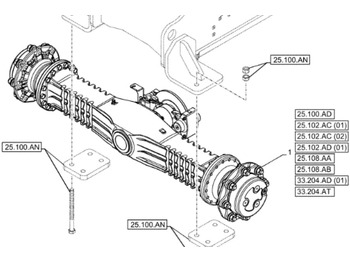 Predná náprava CASE