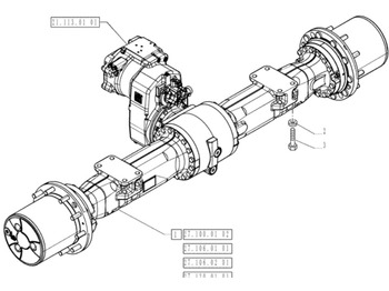 Zadná náprava CASE