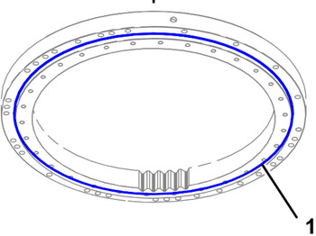 Nový Otočný ložisko pre Stavebné stroje Caterpillar 1908207 - 3773724: obrázok 2 Nový Otočný ložisko pre Stavebné stroje Caterpillar 1908207 - 3773724: obrázok 2
