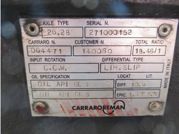 Predná náprava pre Stavebné stroje New Holland 85821298 - 87674863: obrázok 2 Predná náprava pre Stavebné stroje New Holland 85821298 - 87674863: obrázok 2