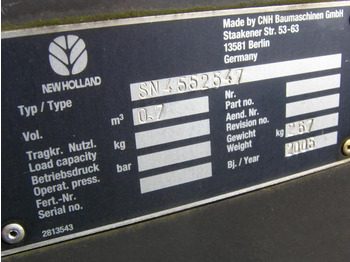 Nakladacia lyžica NEW HOLLAND