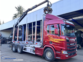 Nákladné vozidlo na prepravu dreva SCANIA R 650